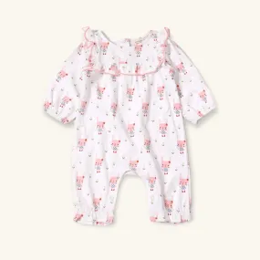 Bunny Ruffle Jumpsuit (Organic Jersey)