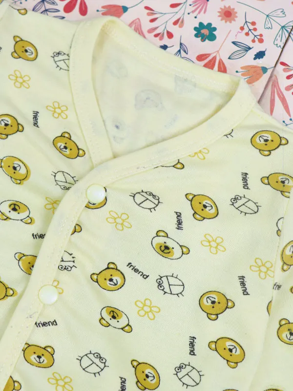 0Mth - 9Mth Friend Light Yellow Baba Suit For Newborns BG NBS70