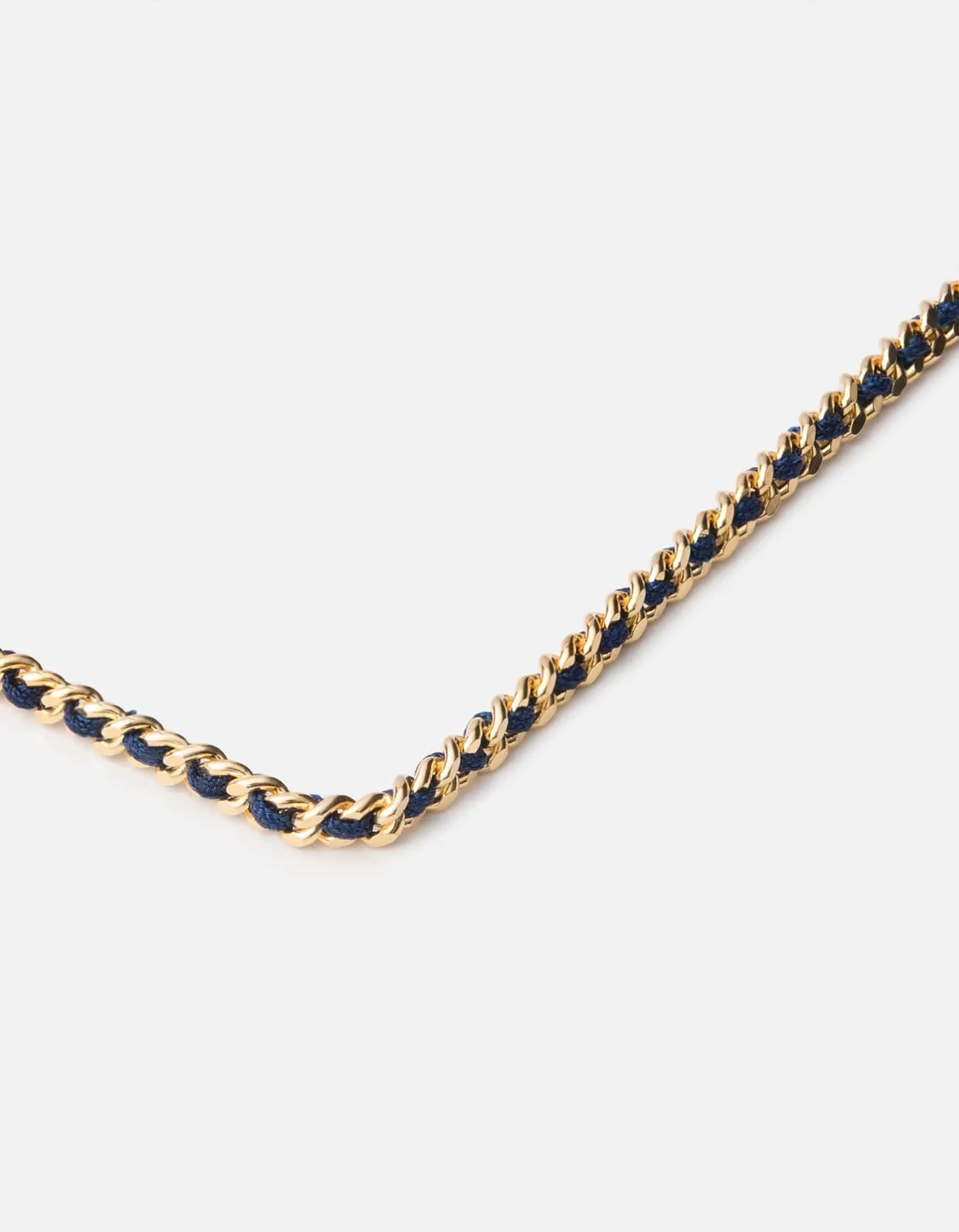 2mm Woven Chain Necklace, Gold Vermeil