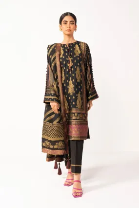 3 Pc Jacquard Suit With Jacquard Dupatta