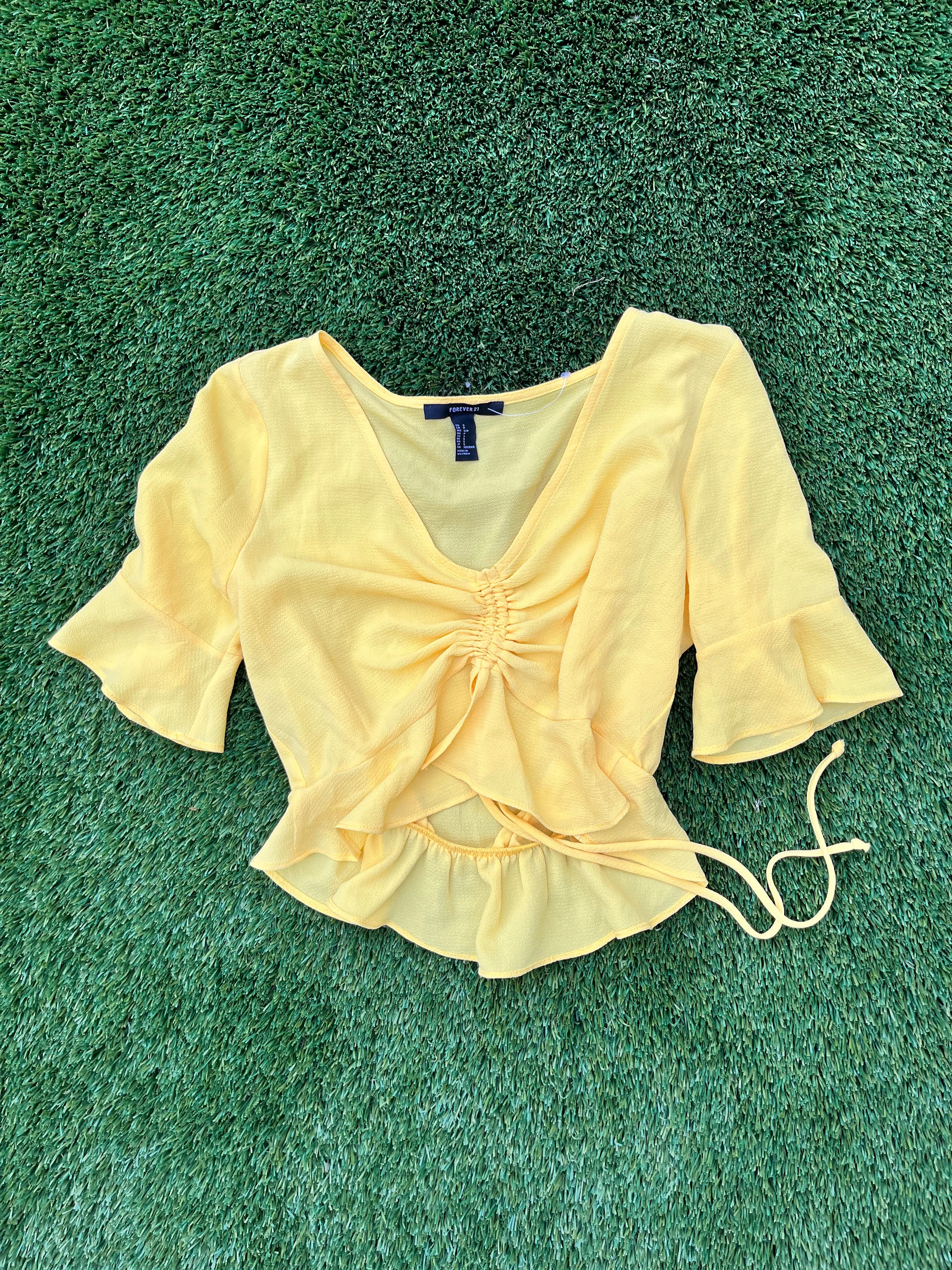 30 ROCK: Jenna's F21 Yellow Shirt (S)