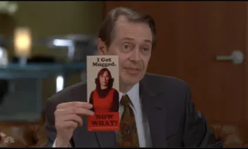 30 Rock: Lenny's "I Got Mugged" Pamphlet