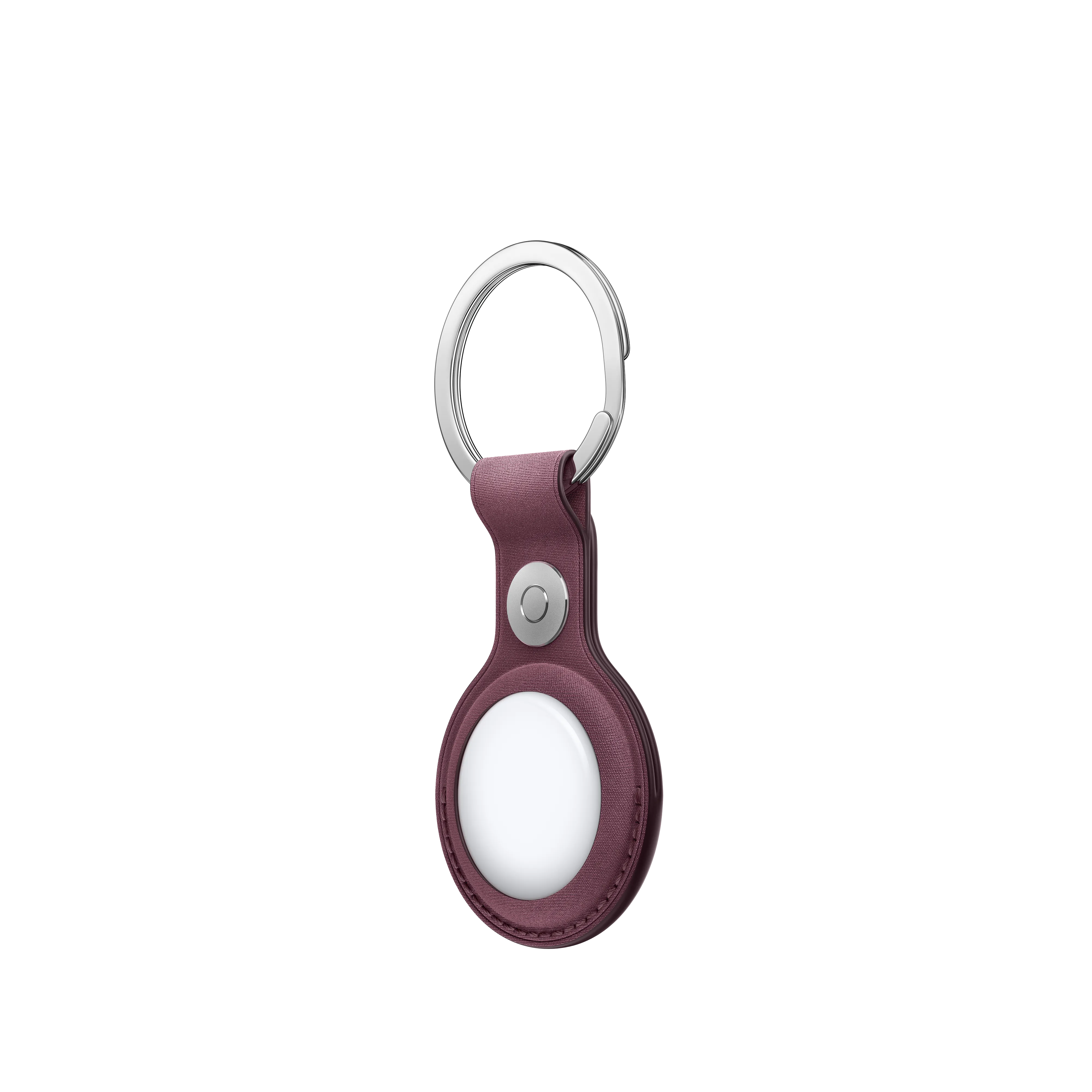 AirTag FineWoven Key Ring - Mulberry