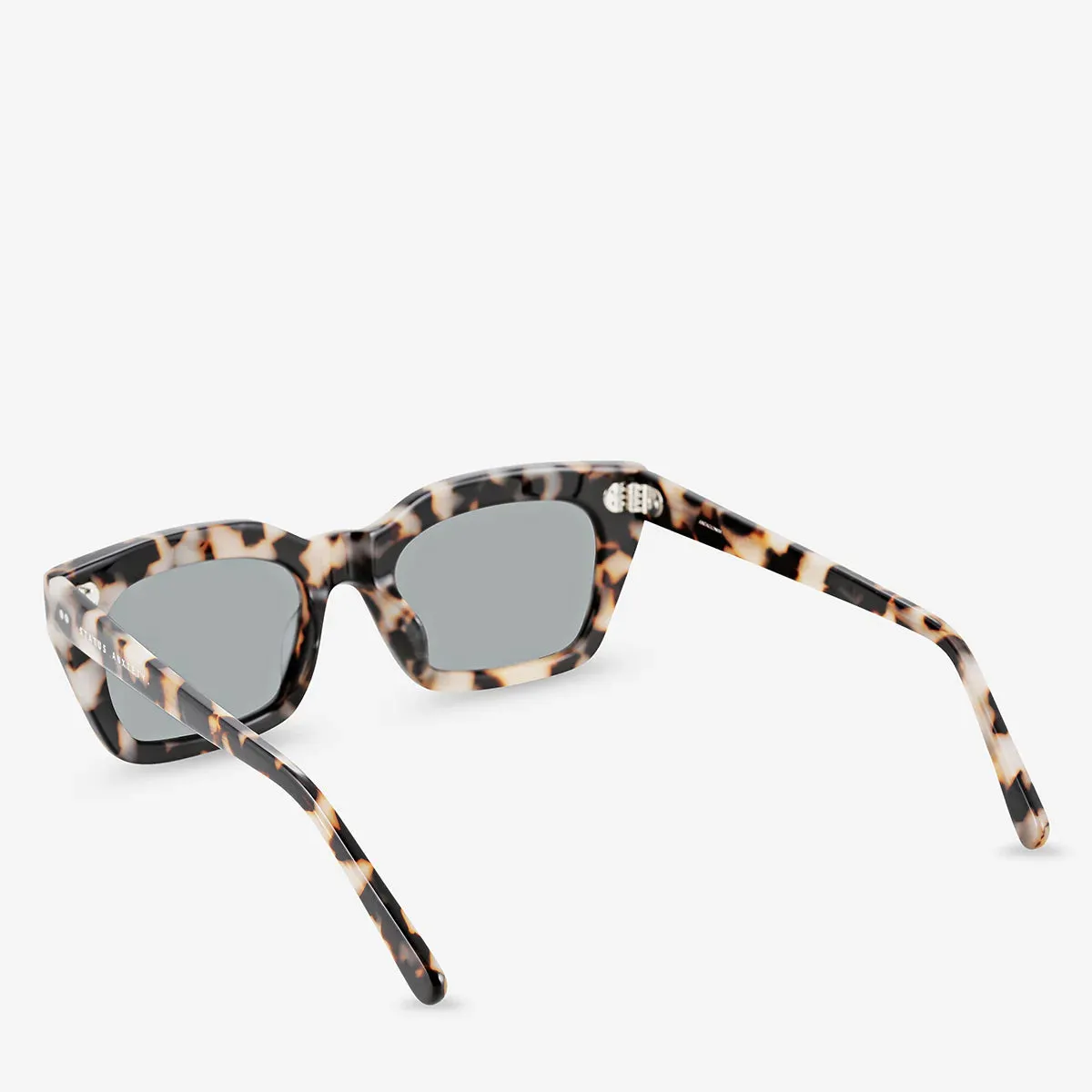 Antagonist White Tort Sunglasses