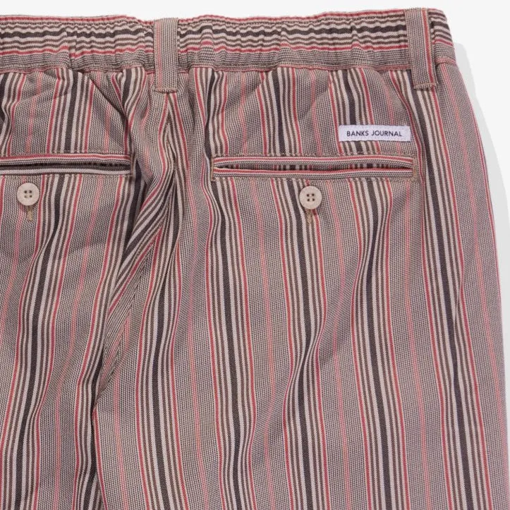 BA - Men 'Multi' Bank Journal Supply Stripe Cotton Trouser BA760