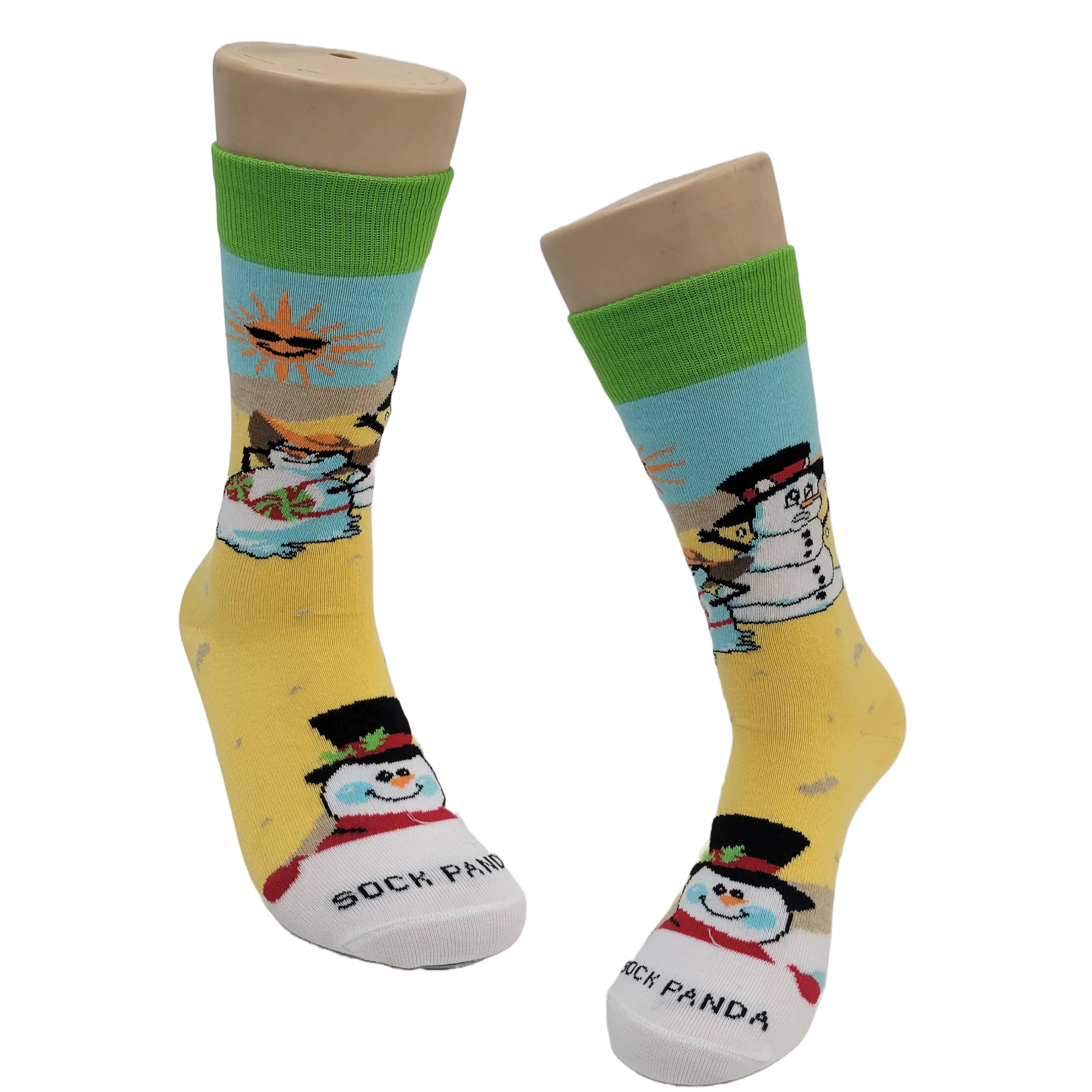 Beach Snowmen Socks