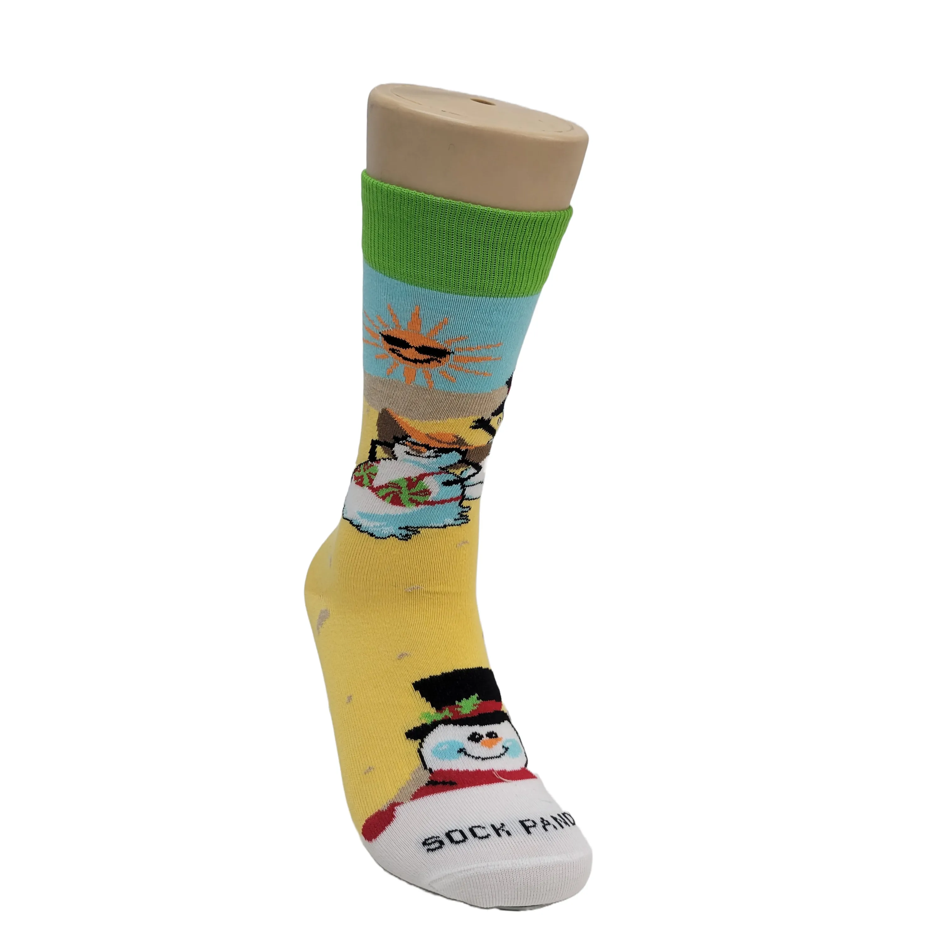 Beach Snowmen Socks