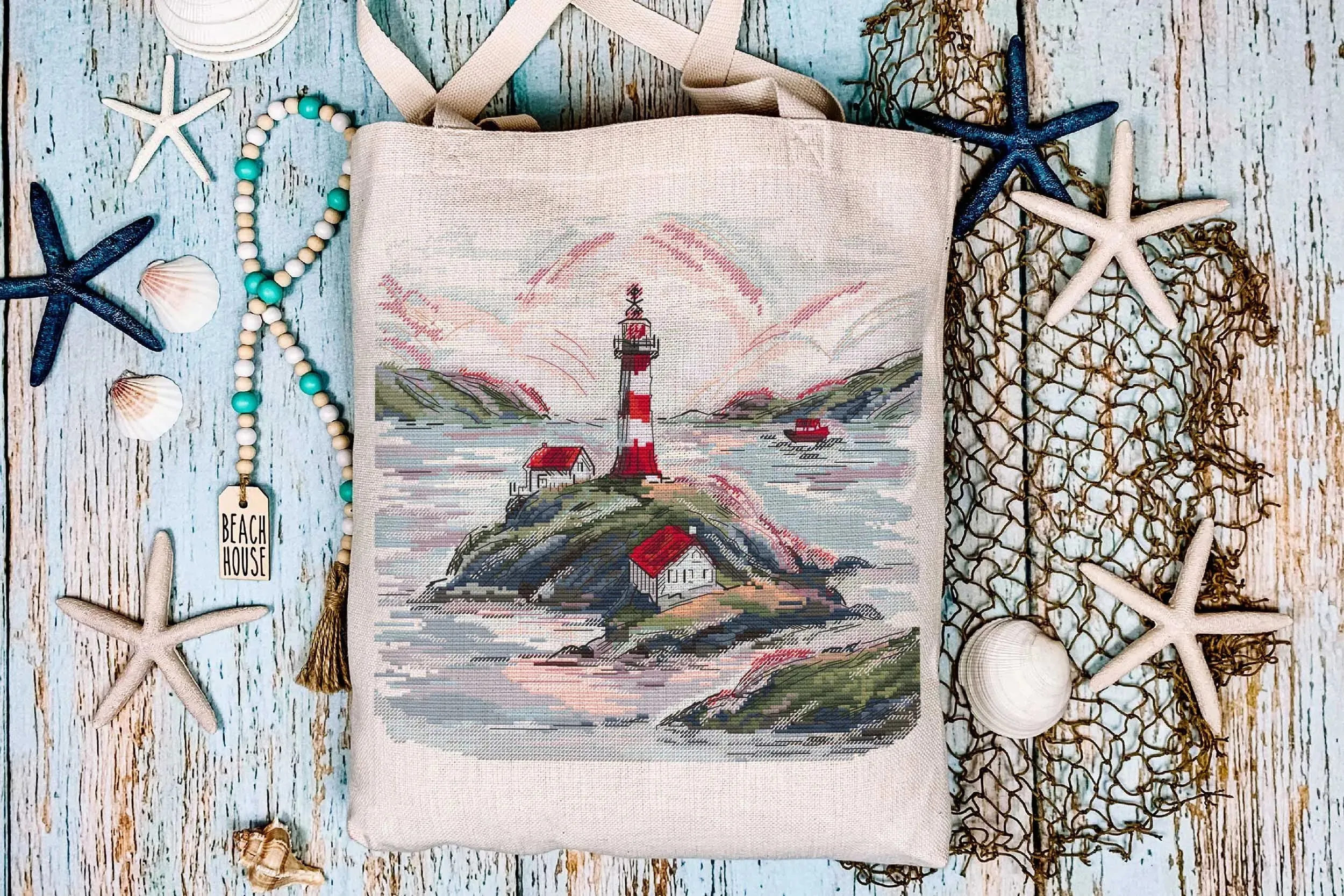 Beacon of Strength - PDF Cross Stitch Pattern