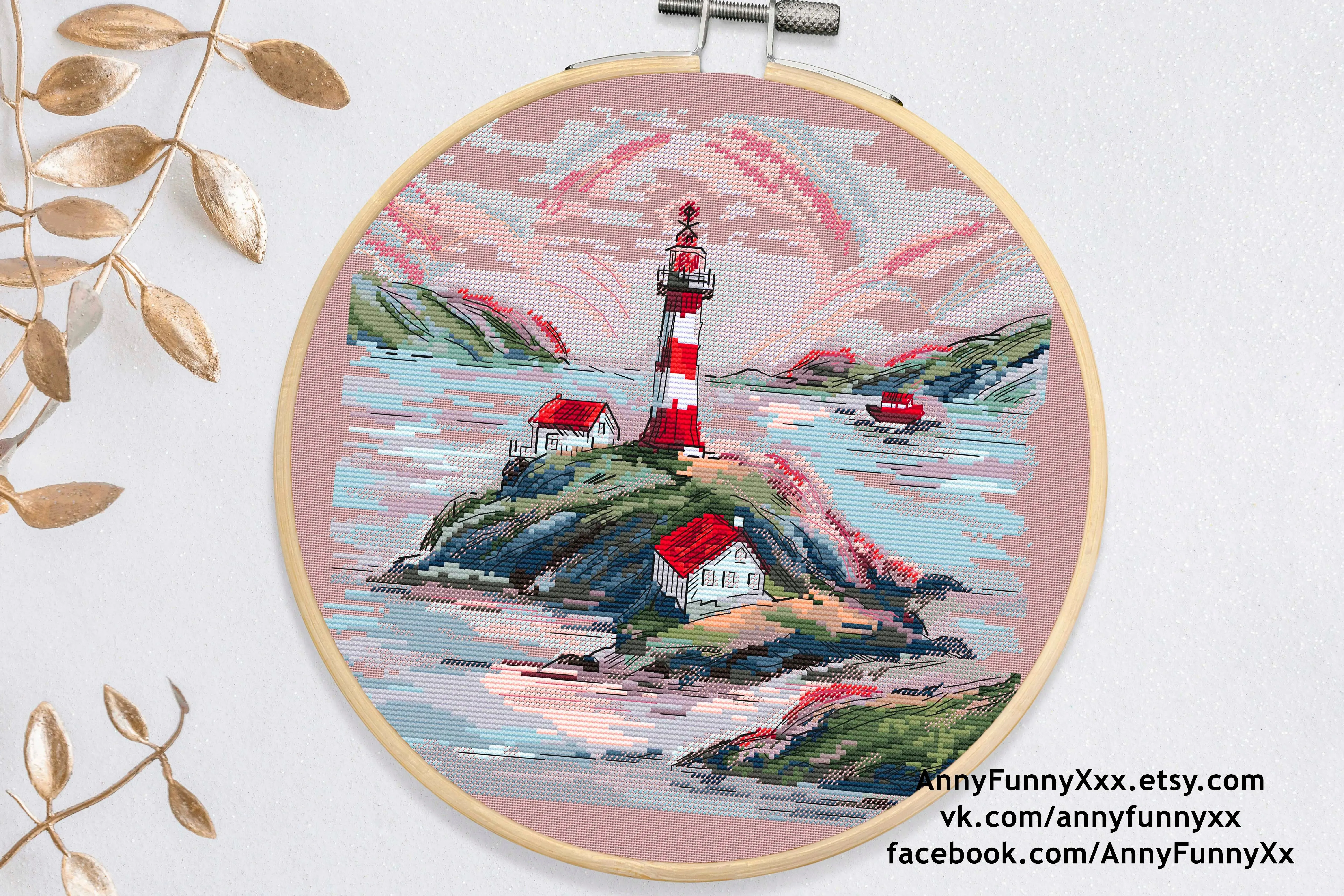 Beacon of Strength - PDF Cross Stitch Pattern