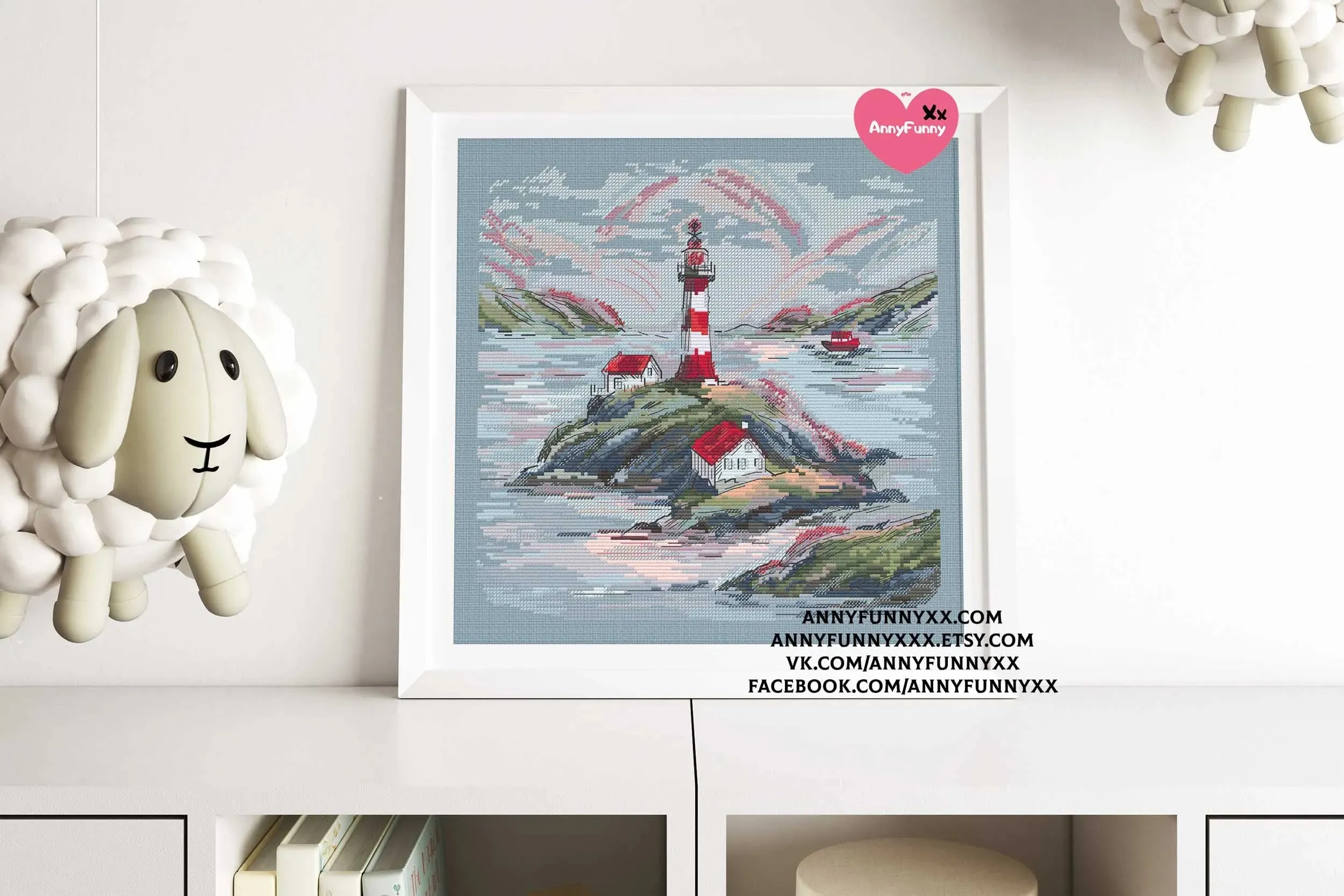 Beacon of Strength - PDF Cross Stitch Pattern