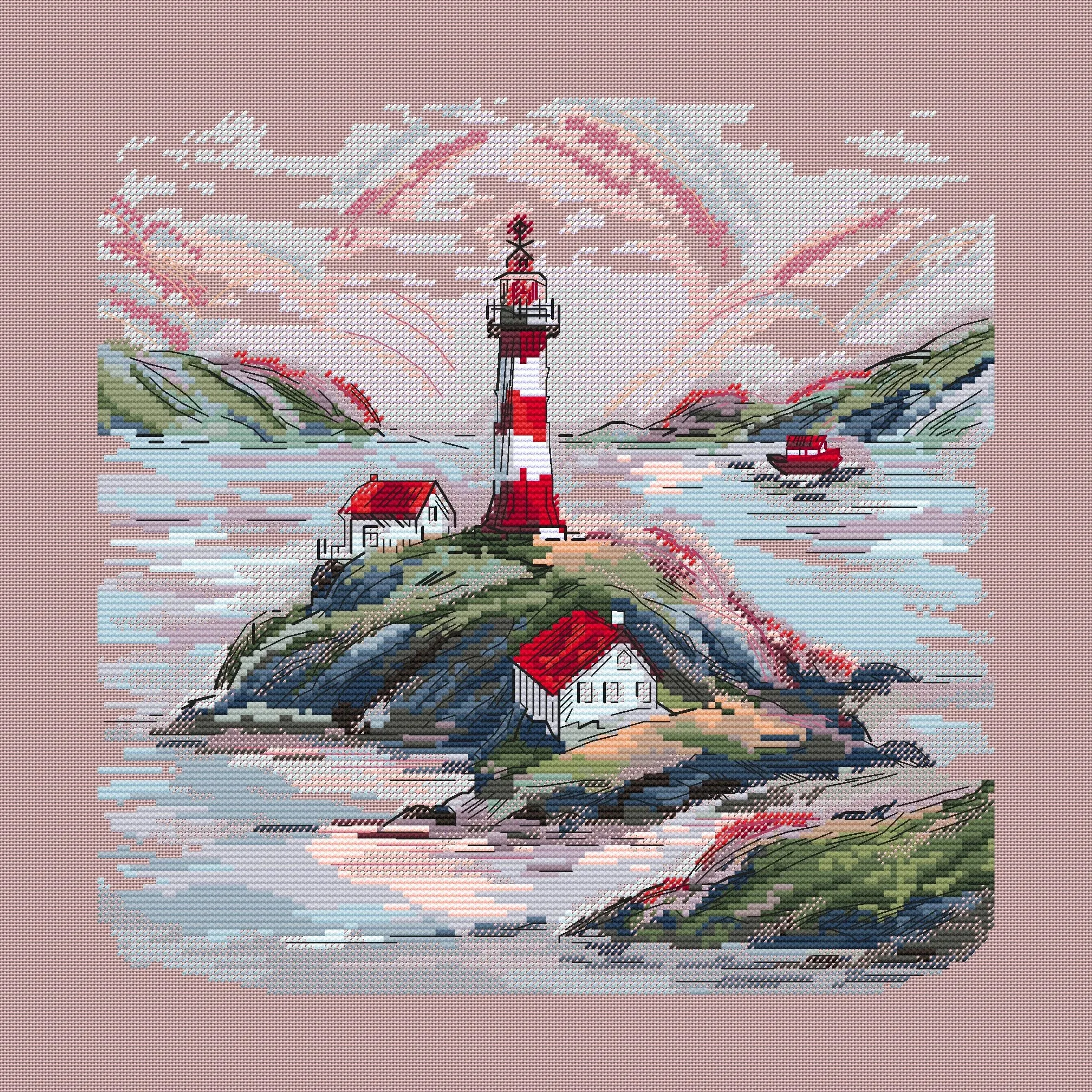 Beacon of Strength - PDF Cross Stitch Pattern