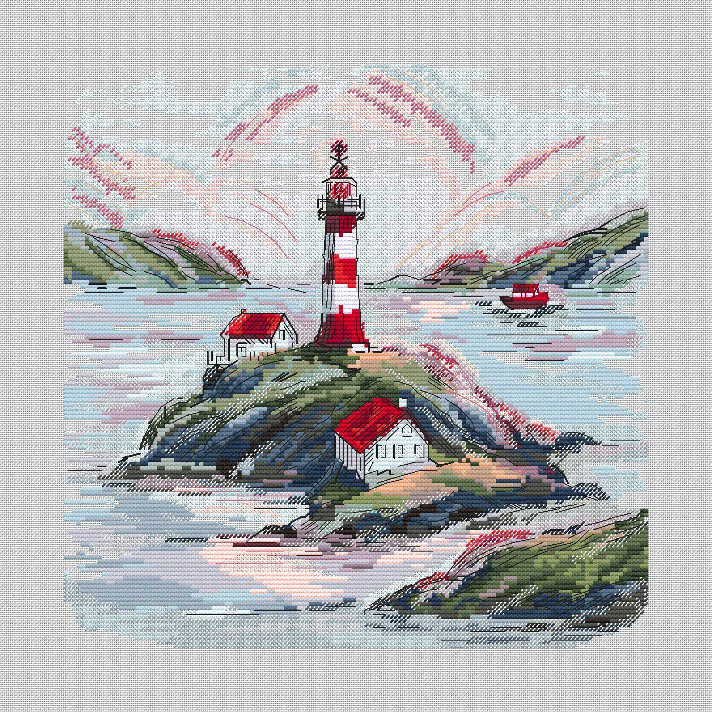 Beacon of Strength - PDF Cross Stitch Pattern