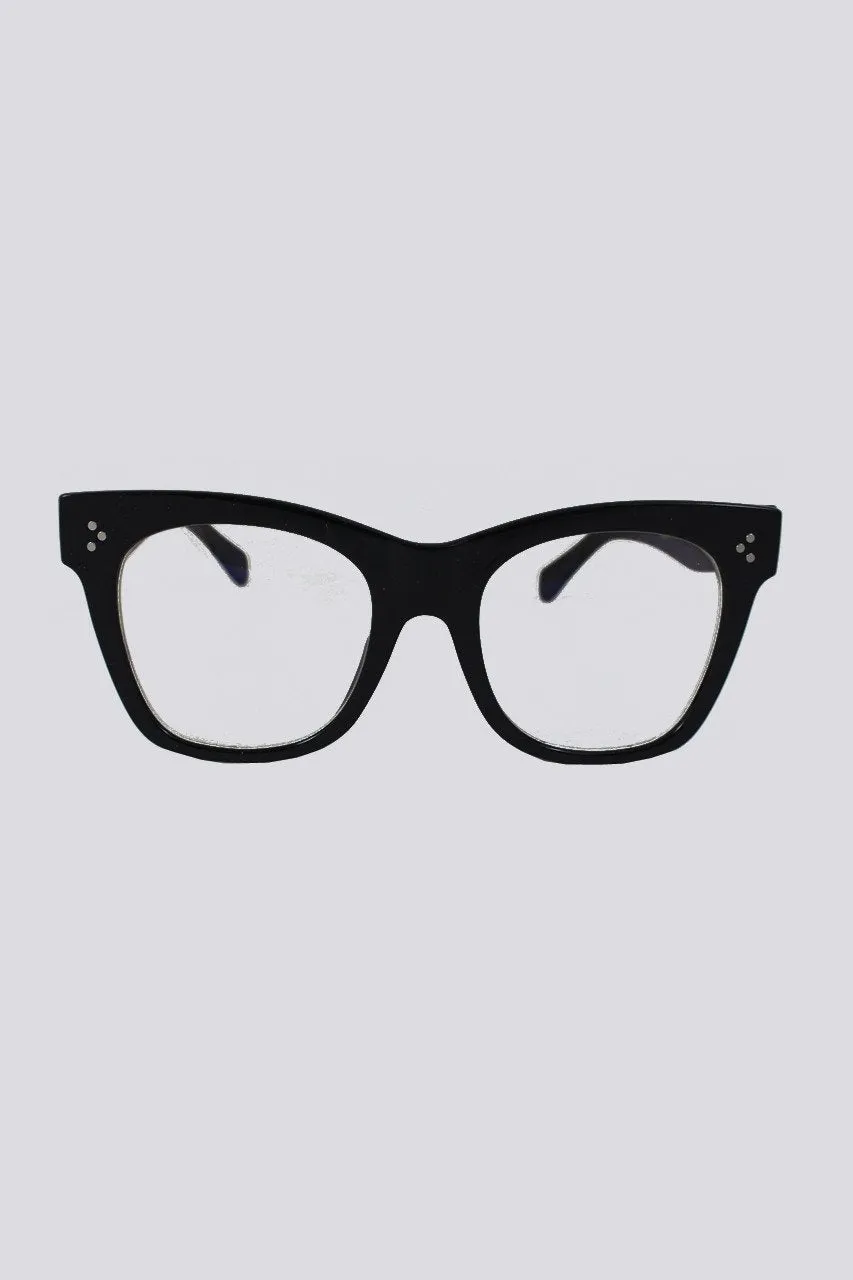 Black Frame Nerdy Glasses