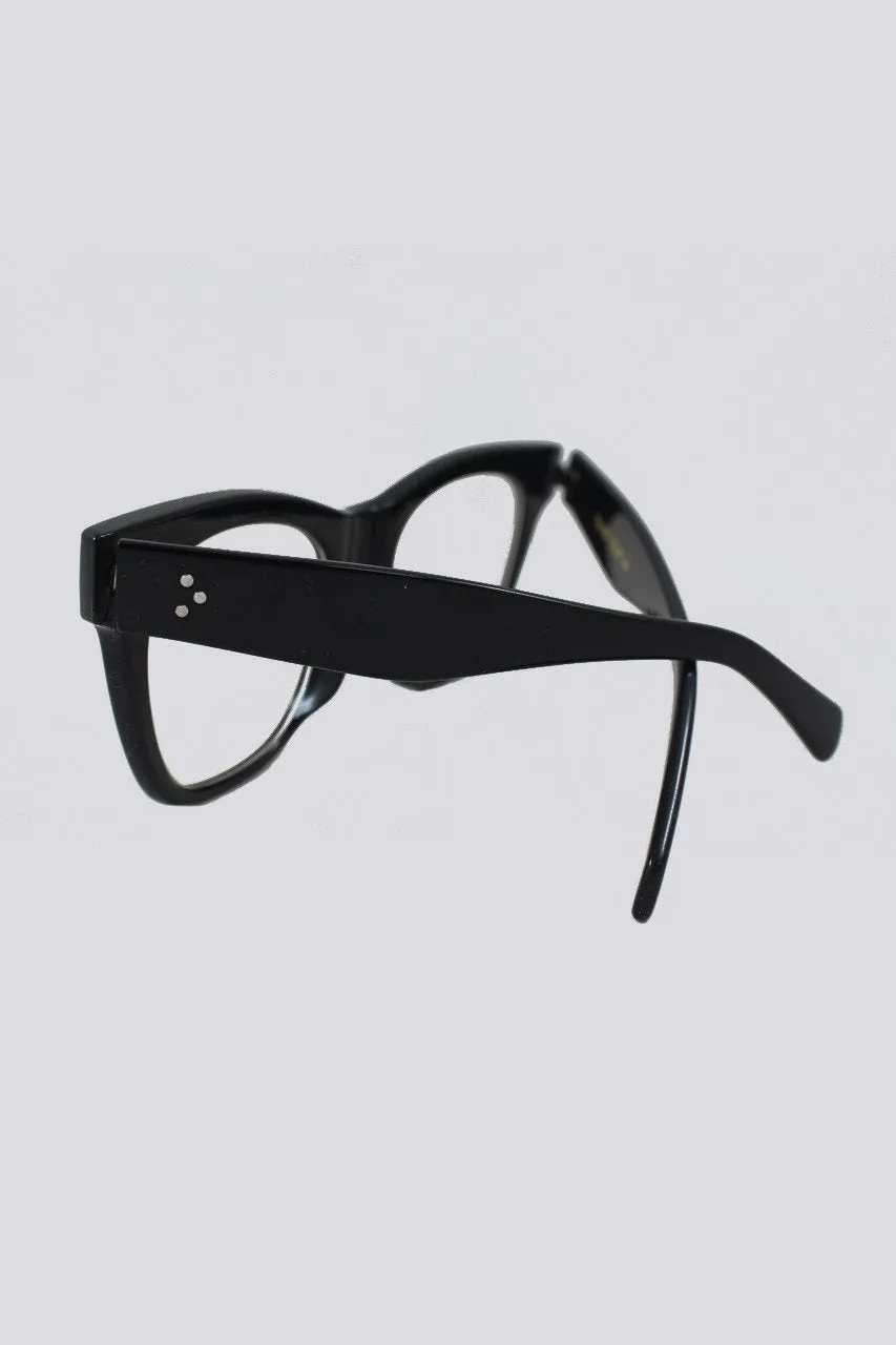 Black Frame Nerdy Glasses