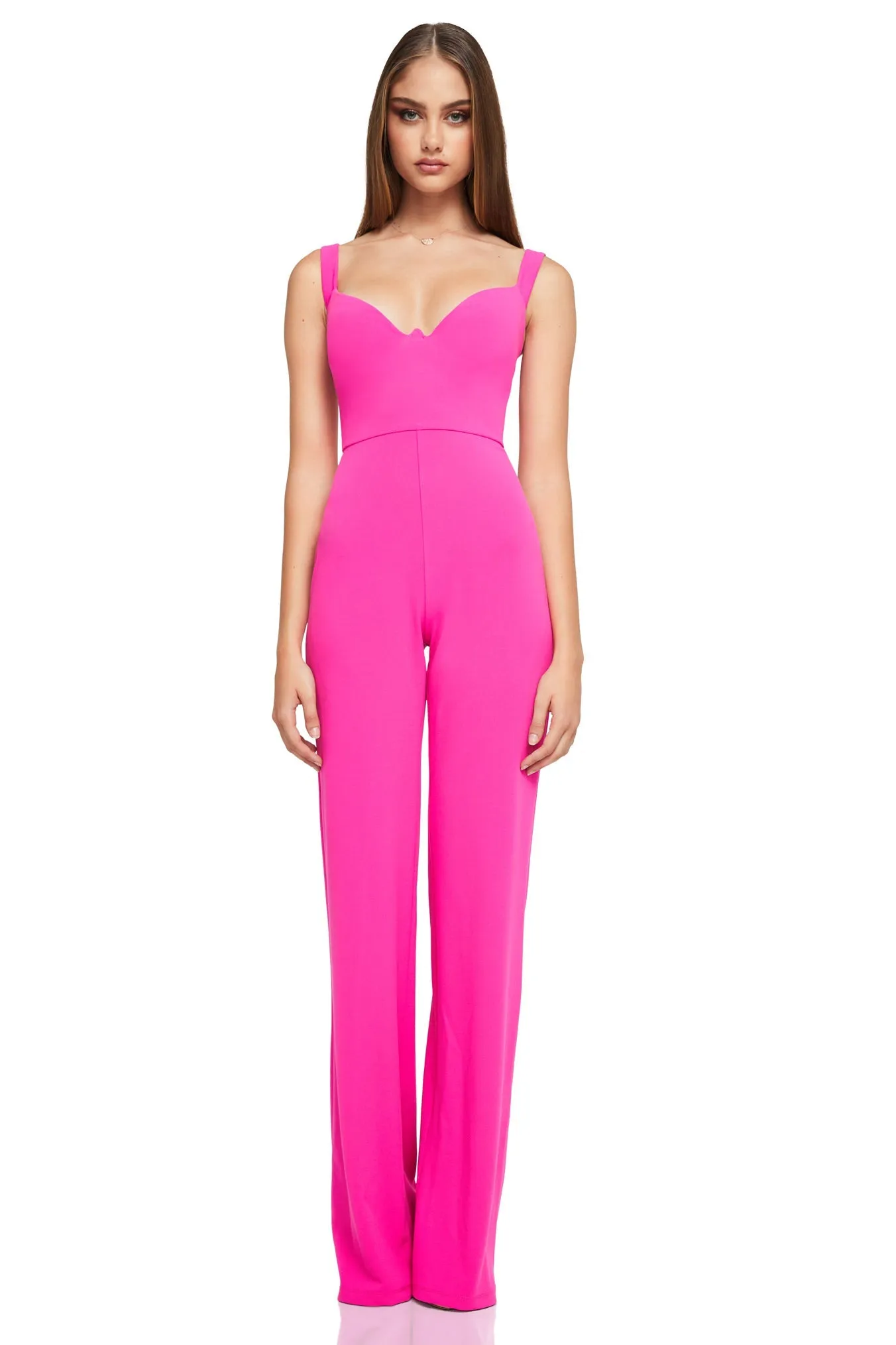 BUY IT NOOKIE Romance Jumpsuit (Neon Pink)