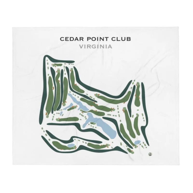 Cedar Point Club, Virginia - Printed Golf Course