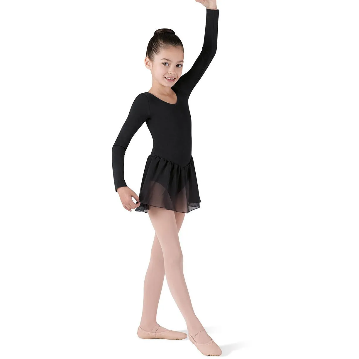 Child Basic Long Sleeve Dance Dress