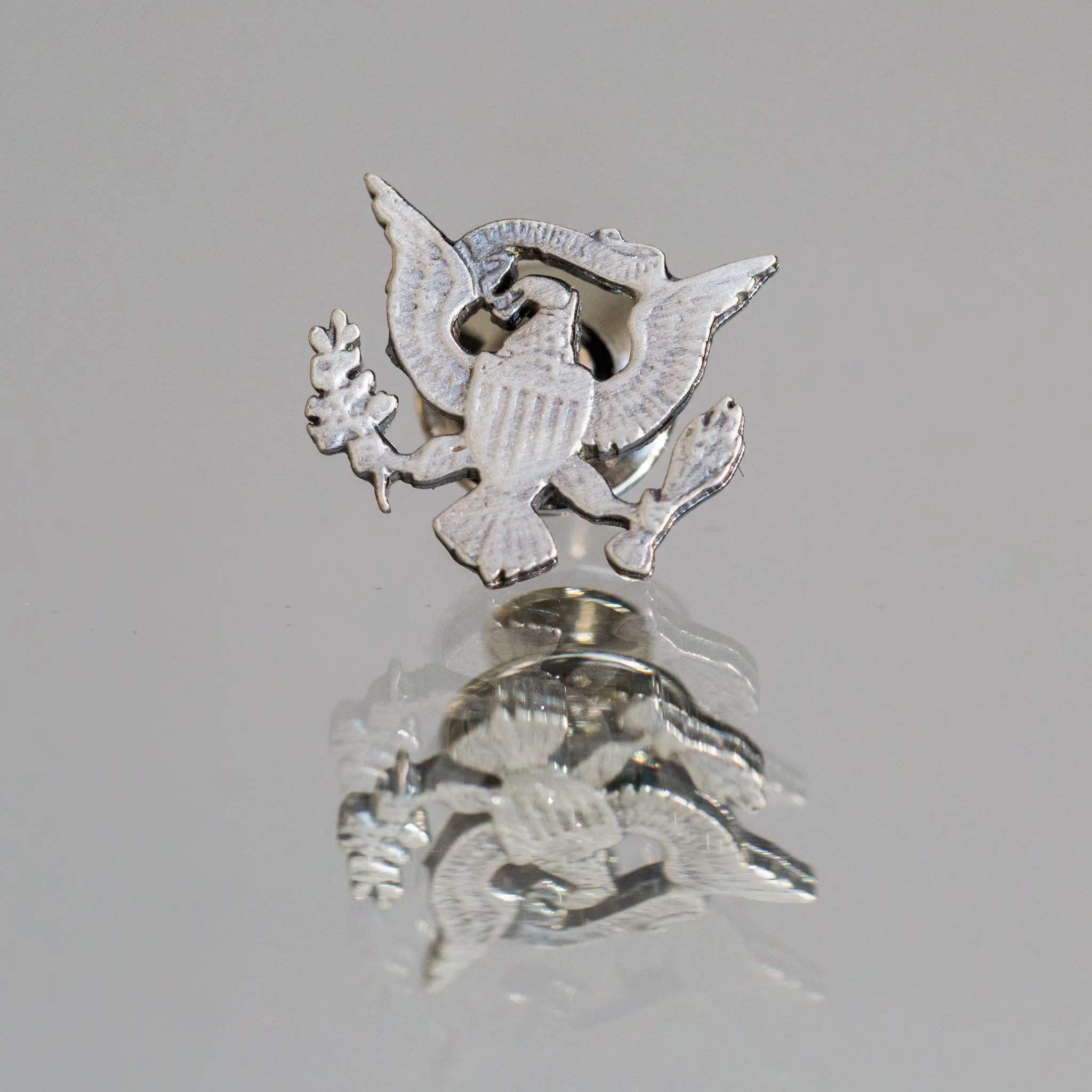 Coat of Arms Silver Lapel Pin