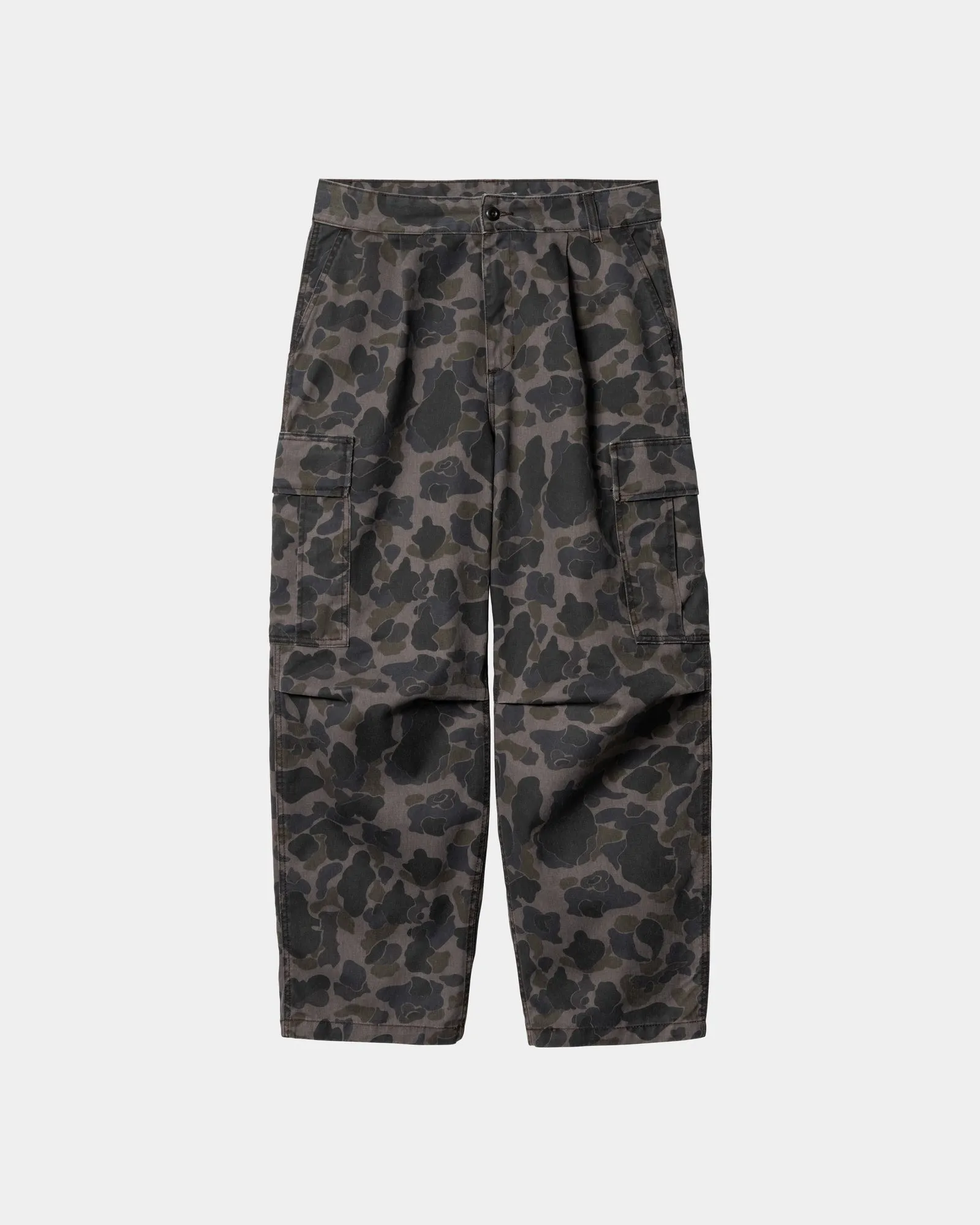 Cole Cargo Pant - Garment Dyed Twill | Grey Duck Camo (stone washed)