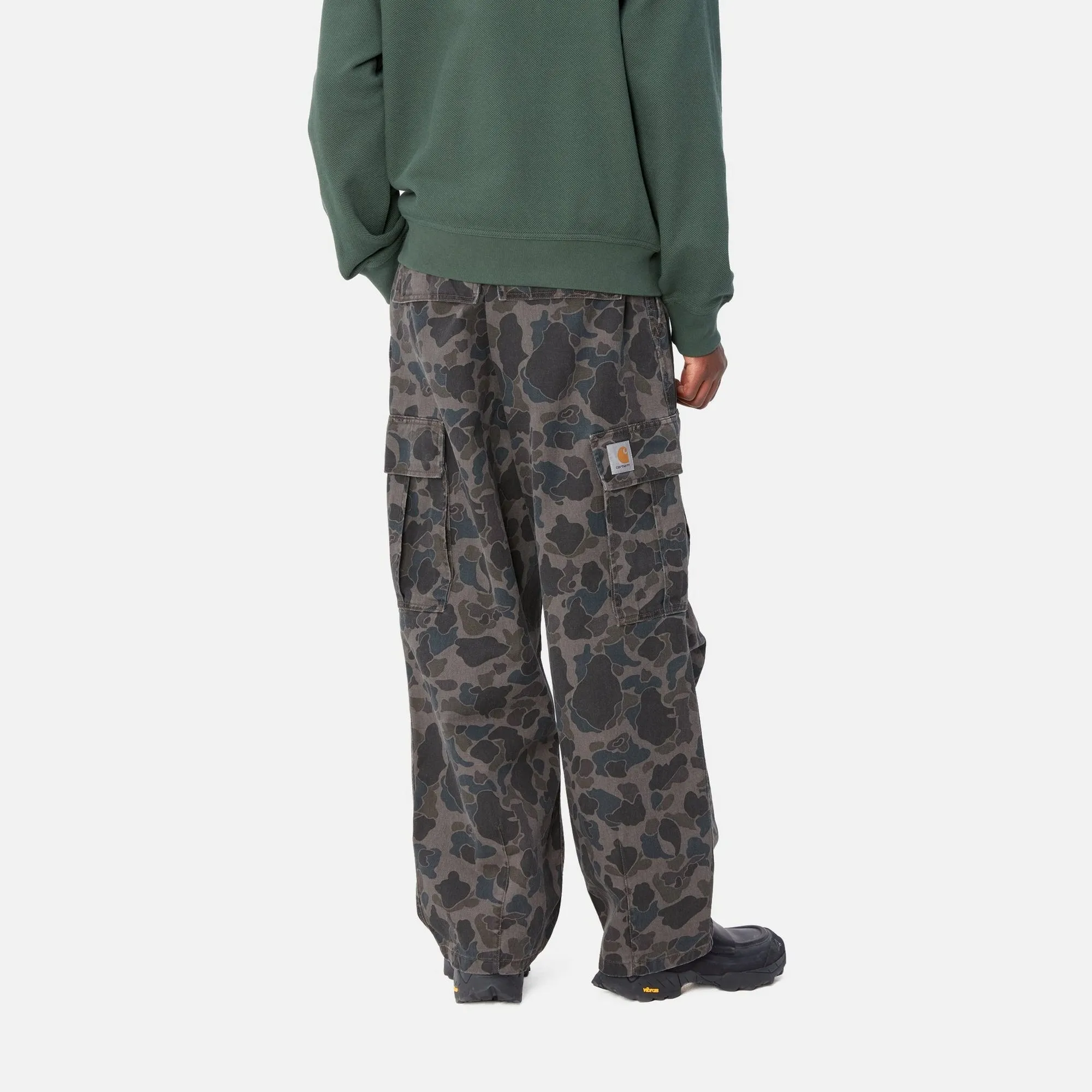 Cole Cargo Pant - Garment Dyed Twill | Grey Duck Camo (stone washed)