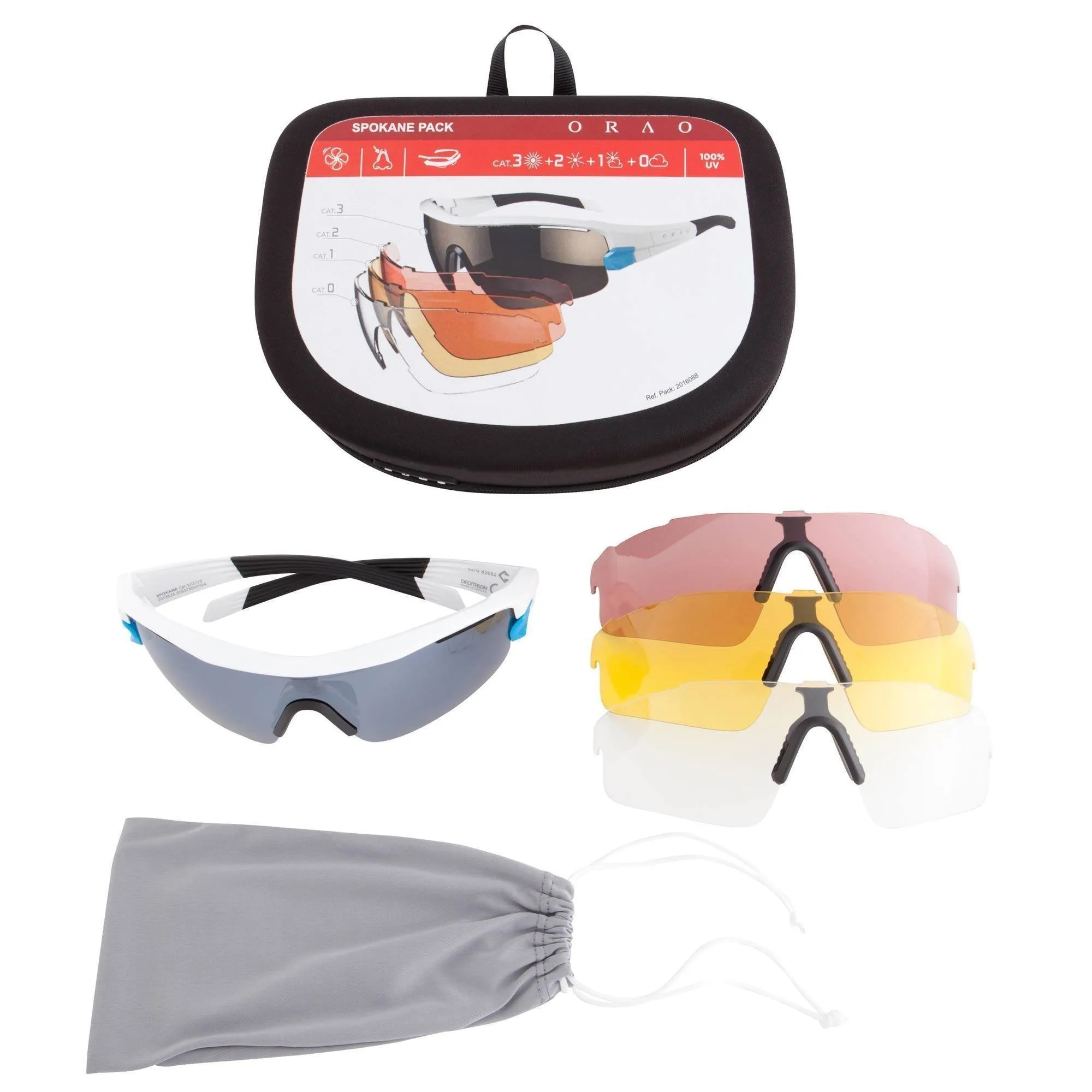 Cycling Running Sunglasses Interchangeable lenses Spokane adult