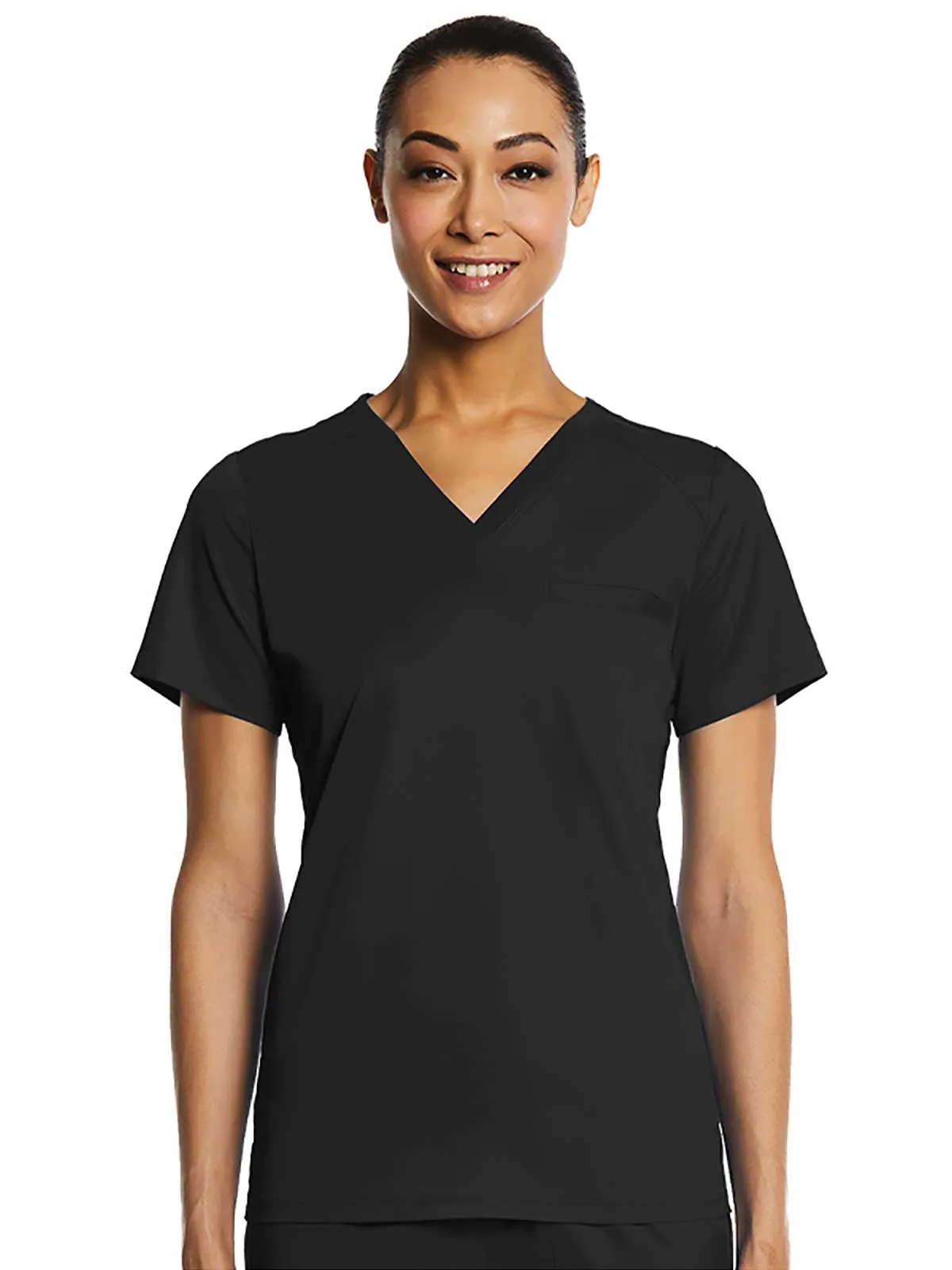 EON Sport - Women's Sporty Chest Pocket V-neck Top