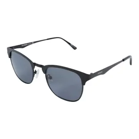 Filtrate Gaston Polarized Sunglasses Black Metal/Grey