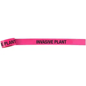 Flagging Tape - "INVASIVE PLANT"