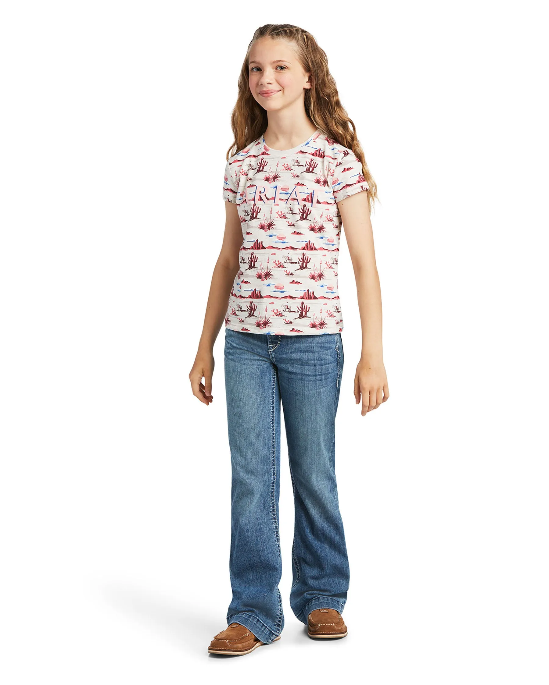 Girls' REAL Yuma Print Graphic Tee