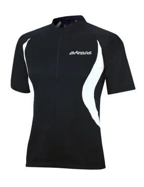 Herren Fahrradtrikot Kurzarm Team Schwarz