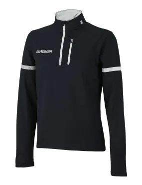 Herren Thermo Fahrradtrikot / Laufshirt Langarm Schwarz Setprodukt