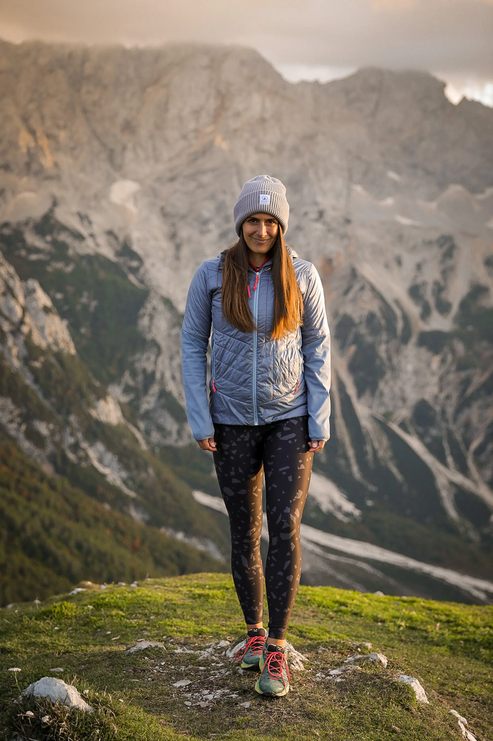 Hiker Leggings Black Terrazzo