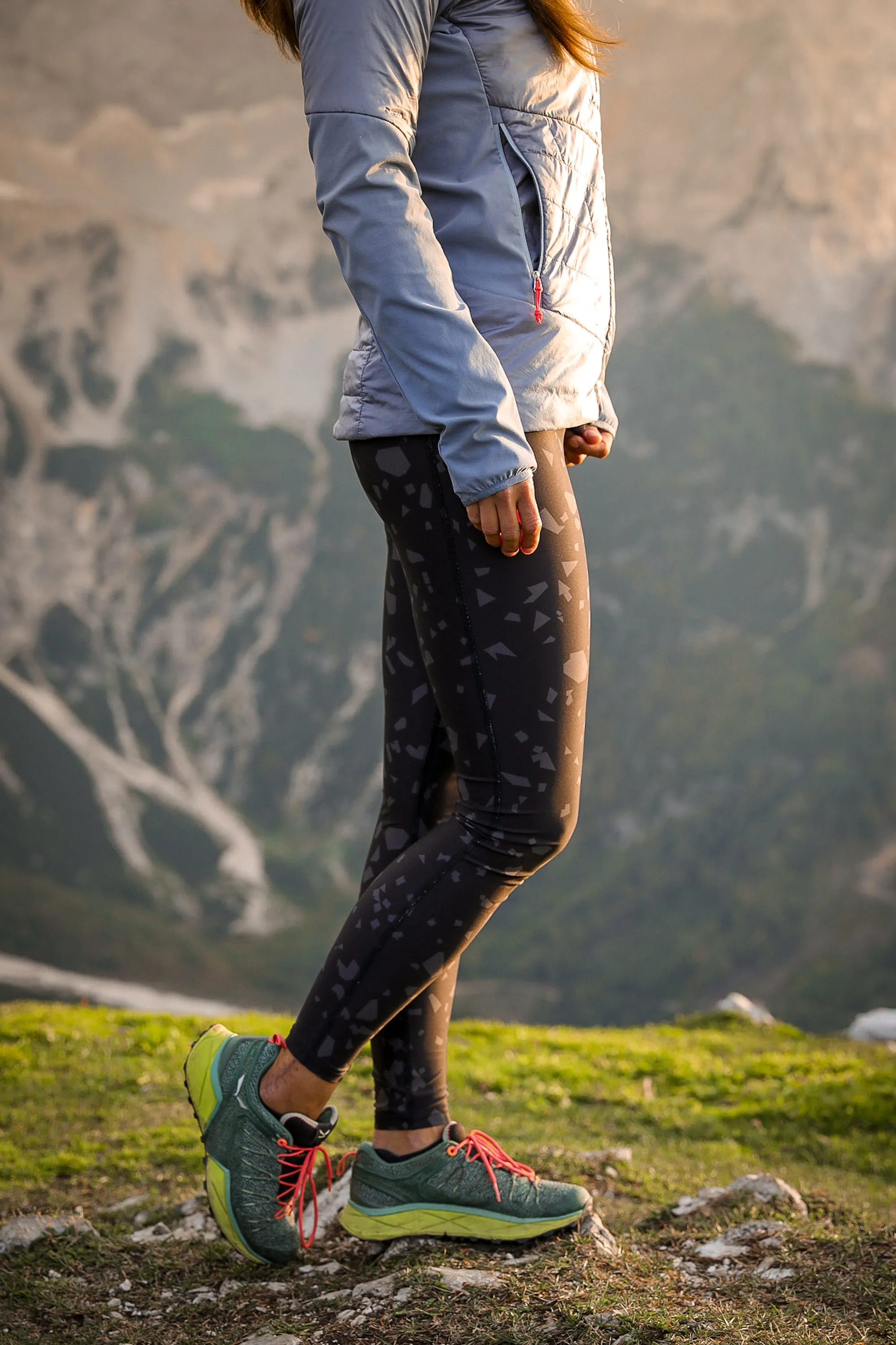 Hiker Leggings Black Terrazzo