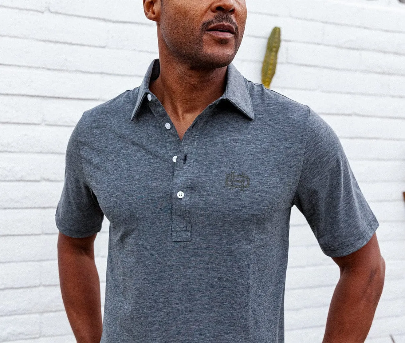 Houston Dynamo - Performance Range Polo - HD - Heather Grey