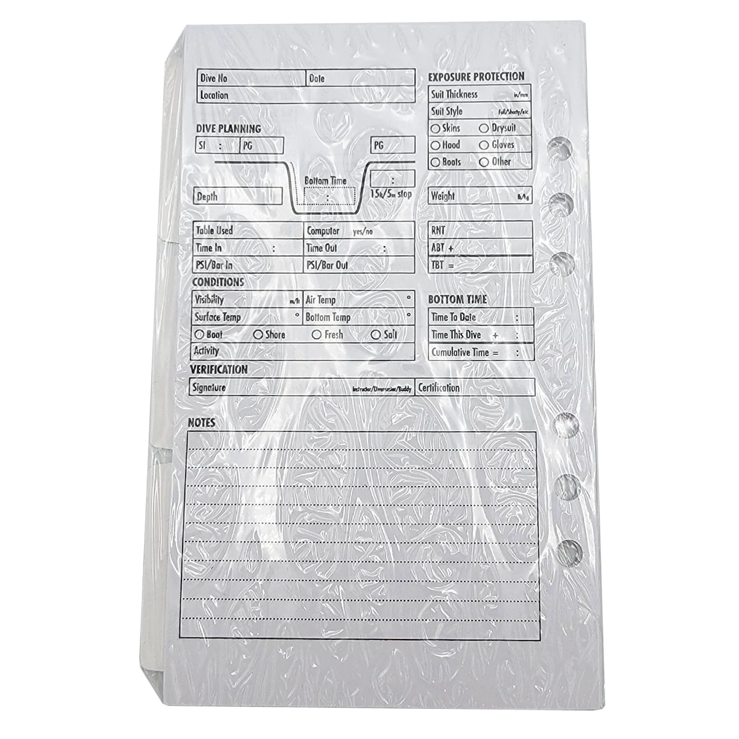 Innovative 6-Ring Log Book Replacement Pages