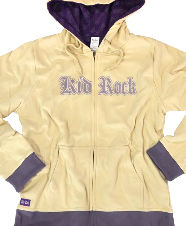 Kid Rock Skull & Roses - Junior Size - Zip-Up Hoodie