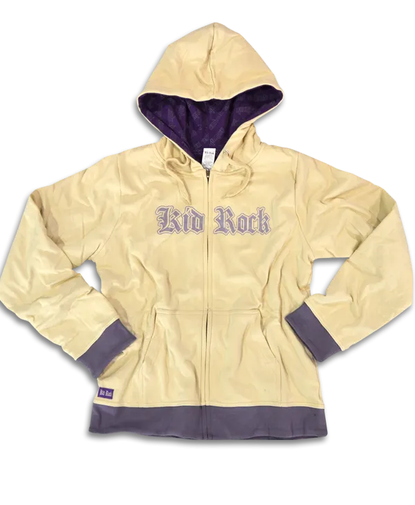 Kid Rock Skull & Roses - Junior Size - Zip-Up Hoodie