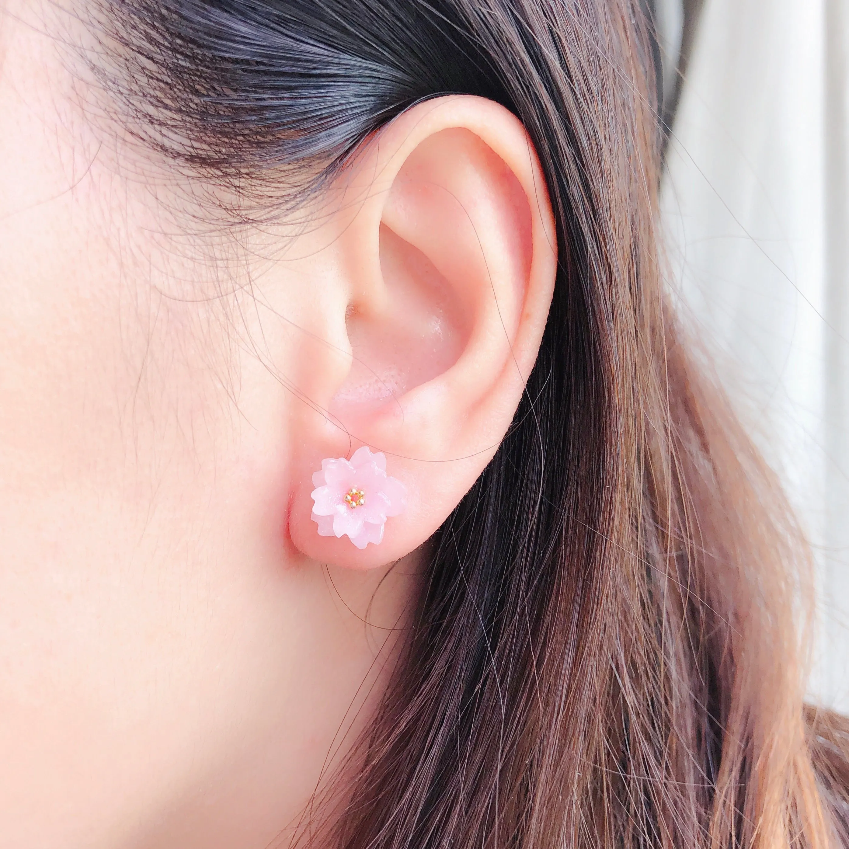 Kikuzakura Earrings キクザクラ