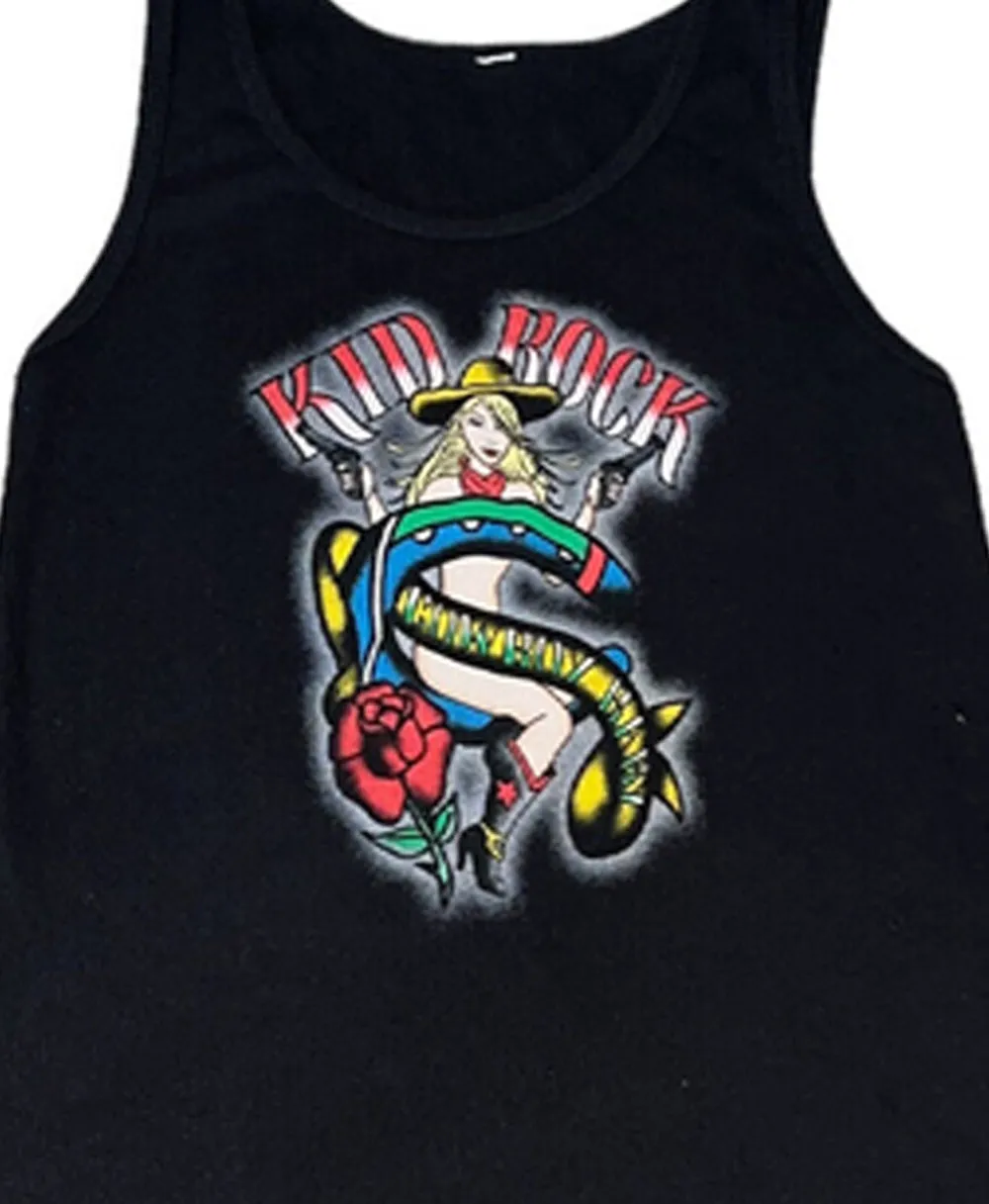 Ladies Kid Rock Cowboy Baby Rib Tank