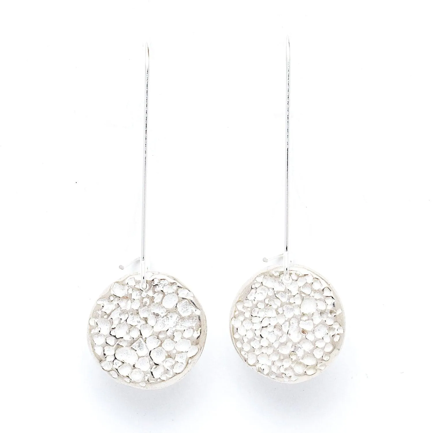 Lava Disc Earrings