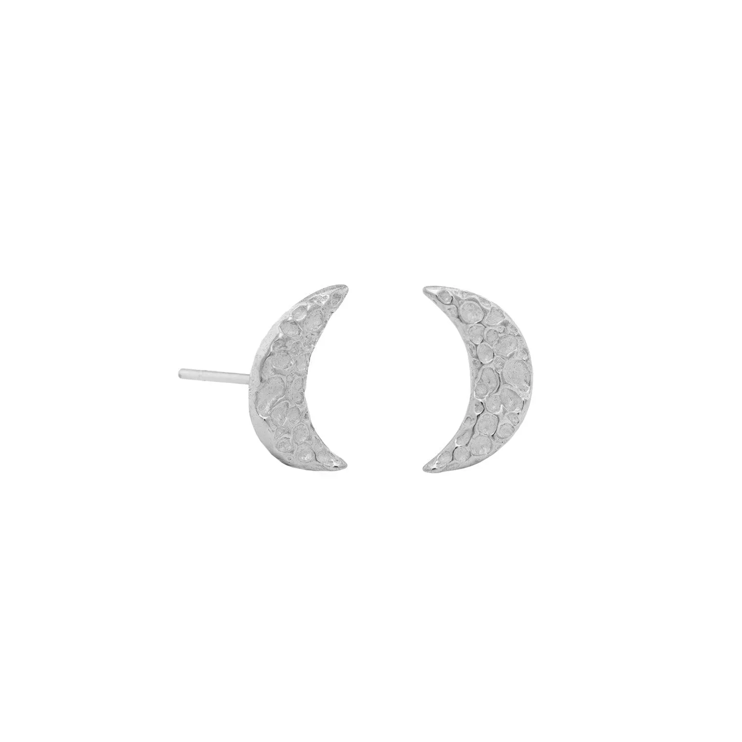 Lava half Moon Earrings