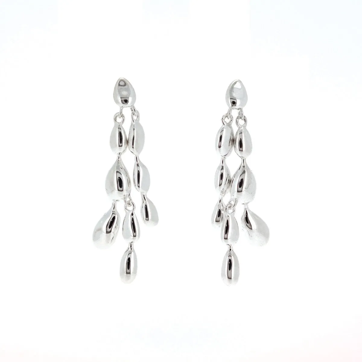 Linda Tahija Neptune's Earrings, Silver