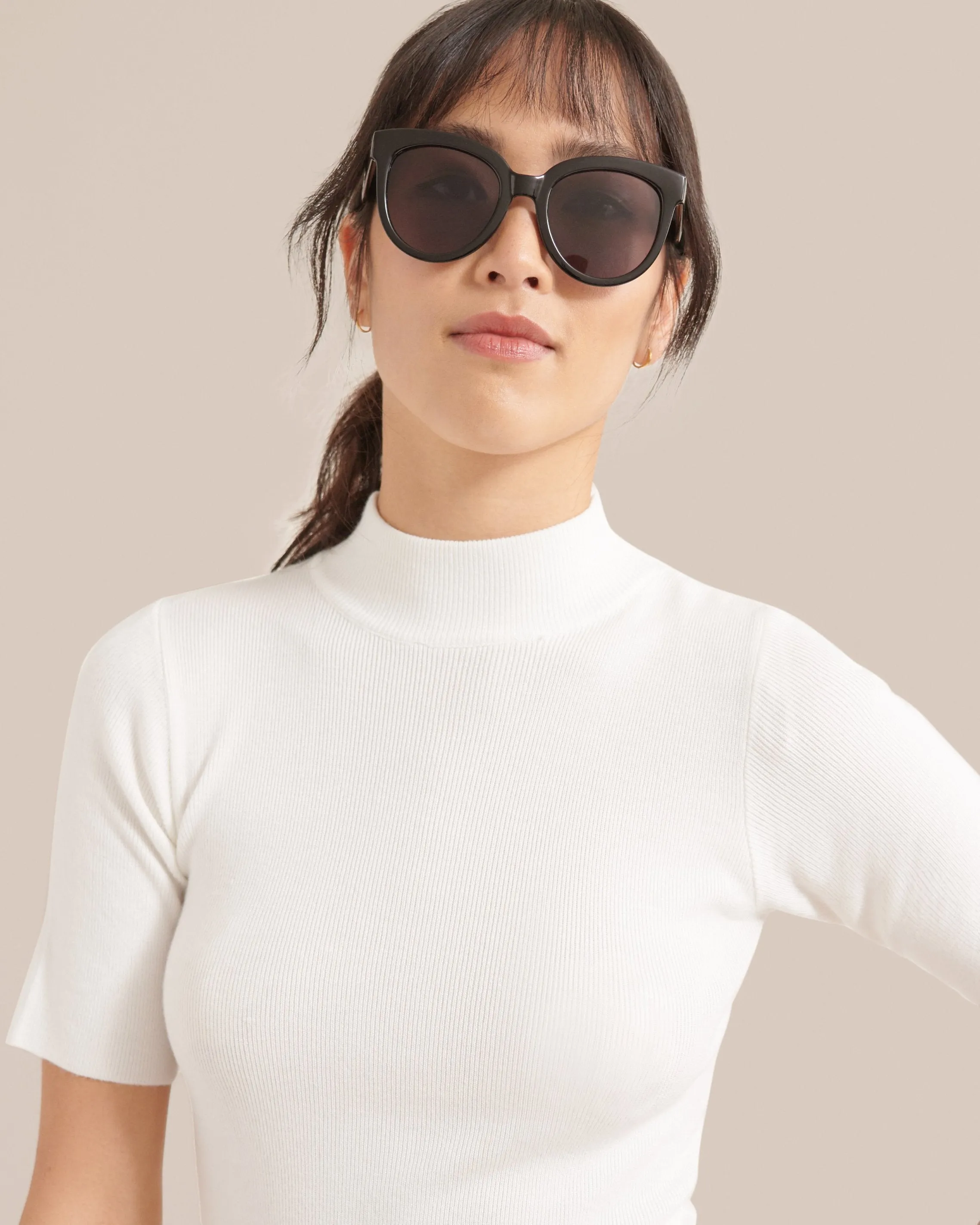 Oversized Teardrop Sunglasses