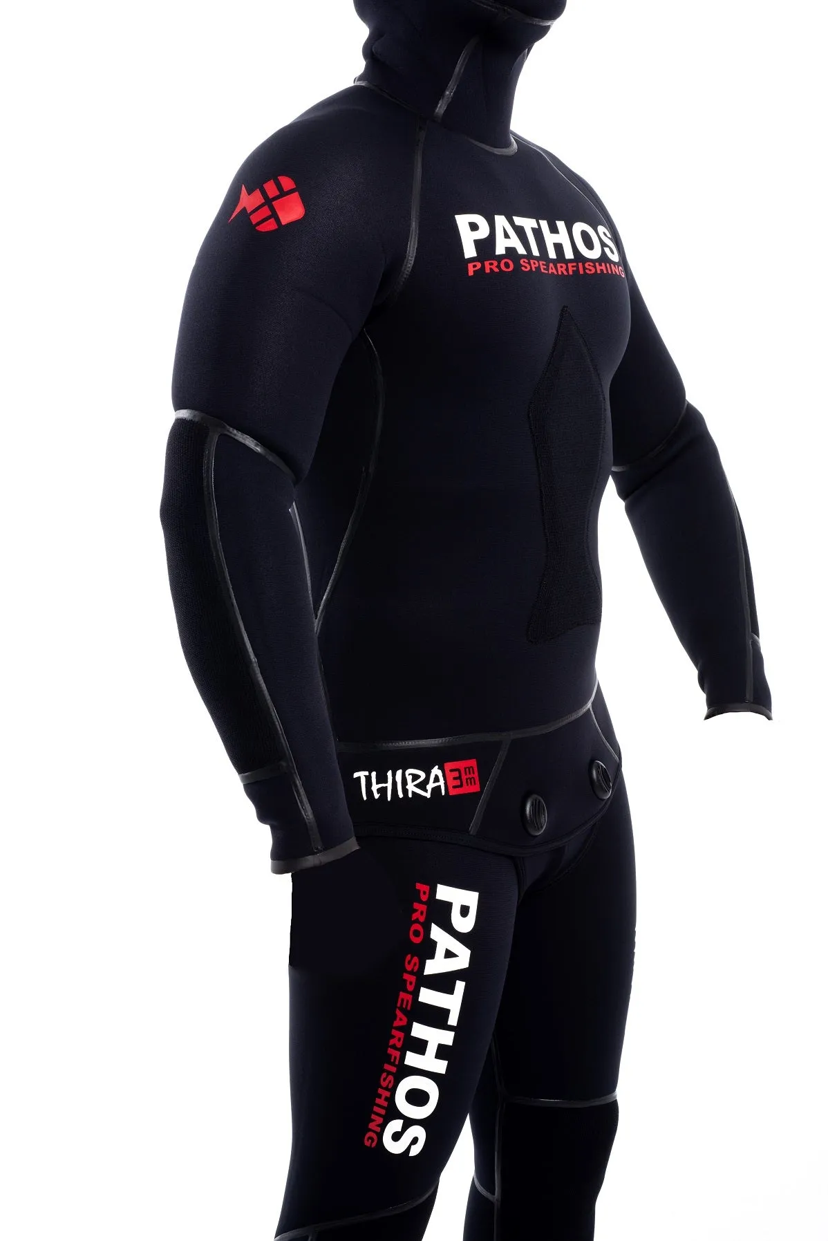 Pathos Thira Black Wetsuit - 7mm