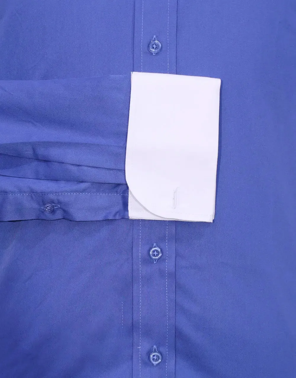 Penny Tab Collar Shirt - Blue Color Shirt