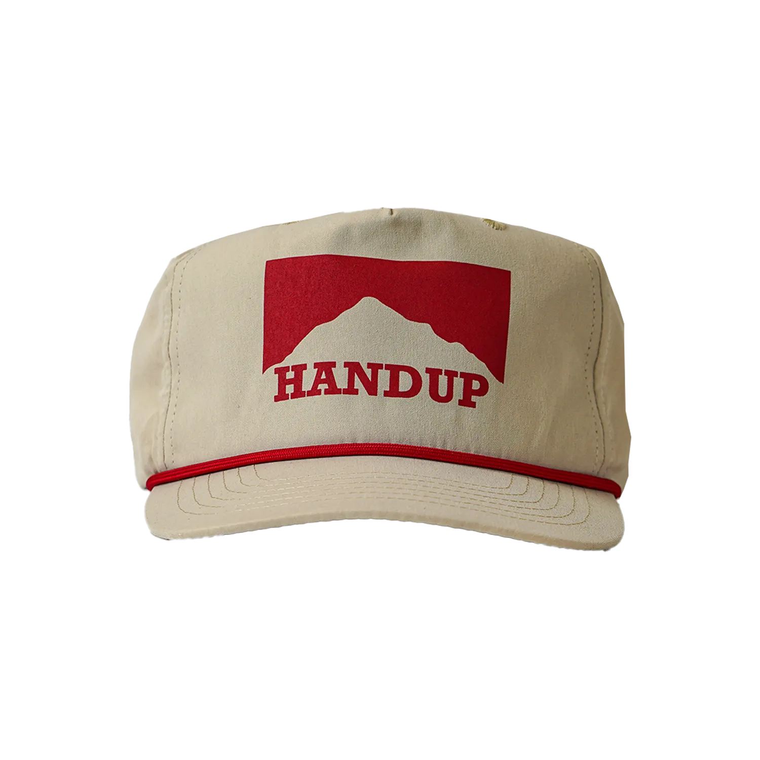 Pinch Front Rope Hat - HANDUP Red