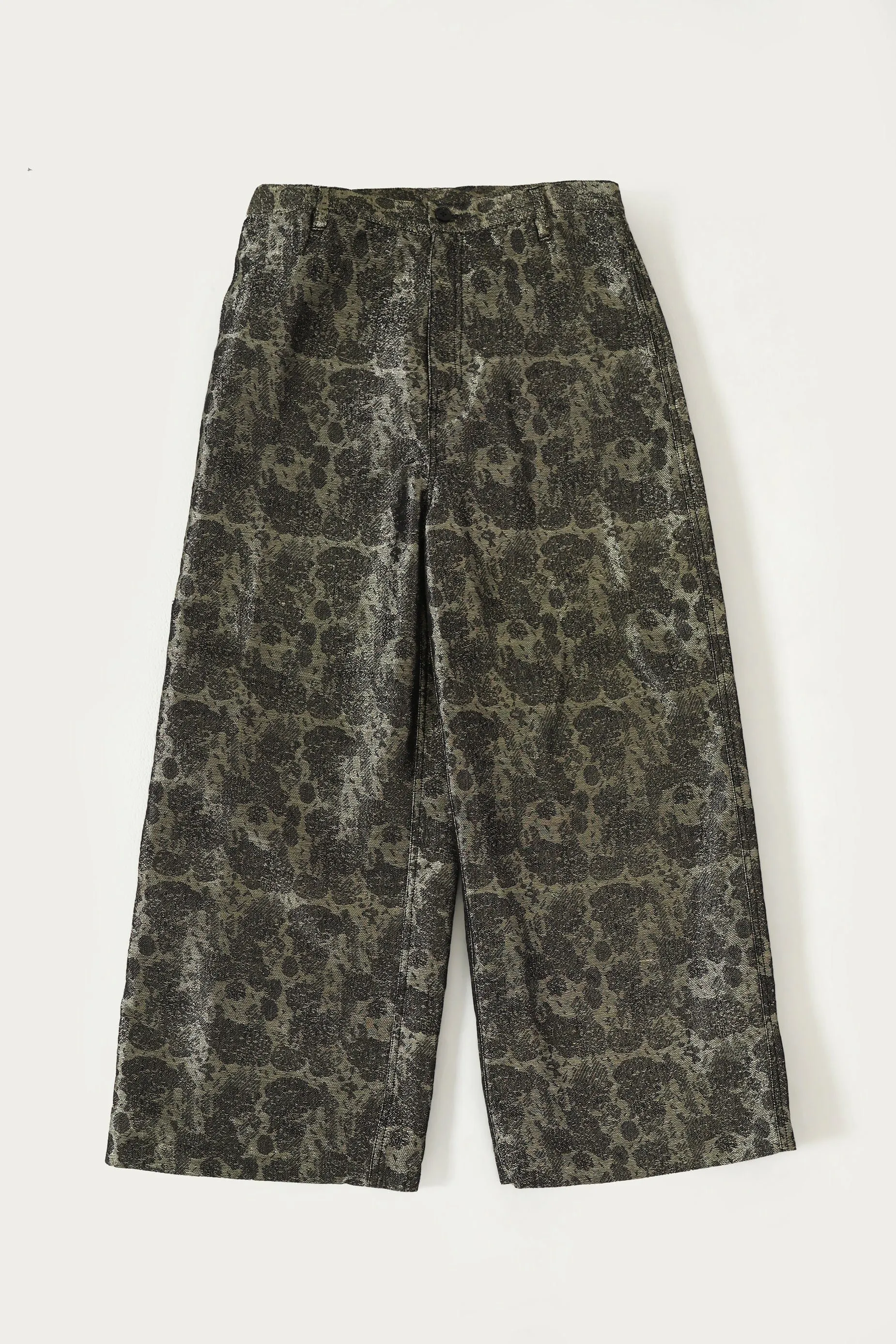 "CHAMAK" HANDWOVEN JACQUARD TROUSERS