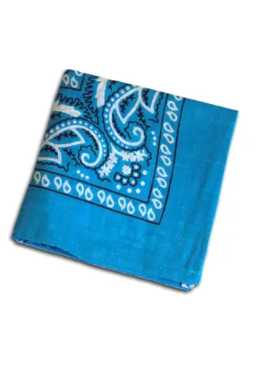 "Final Sale" Turquoise Bandanna