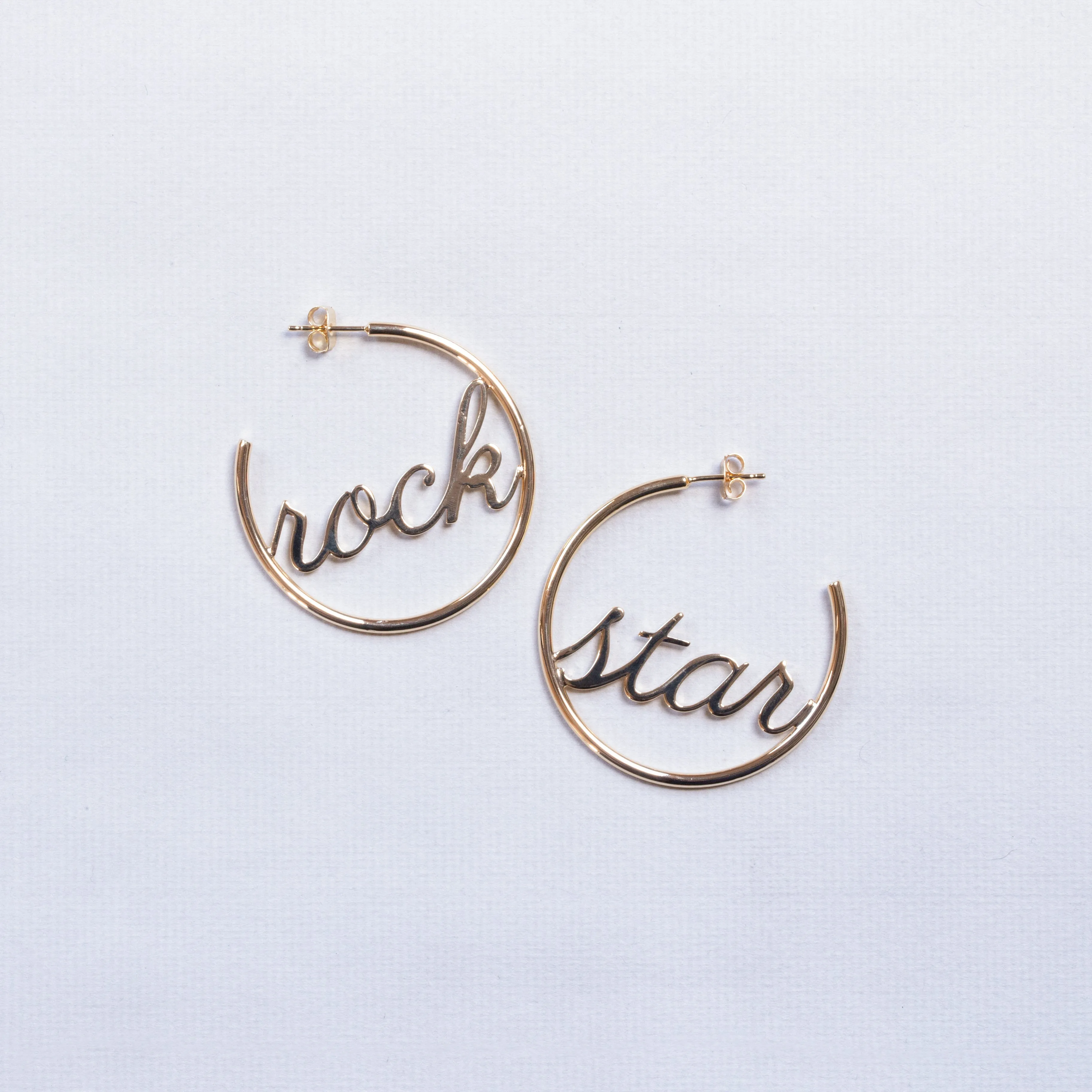 Rock Star Hoop Earrings