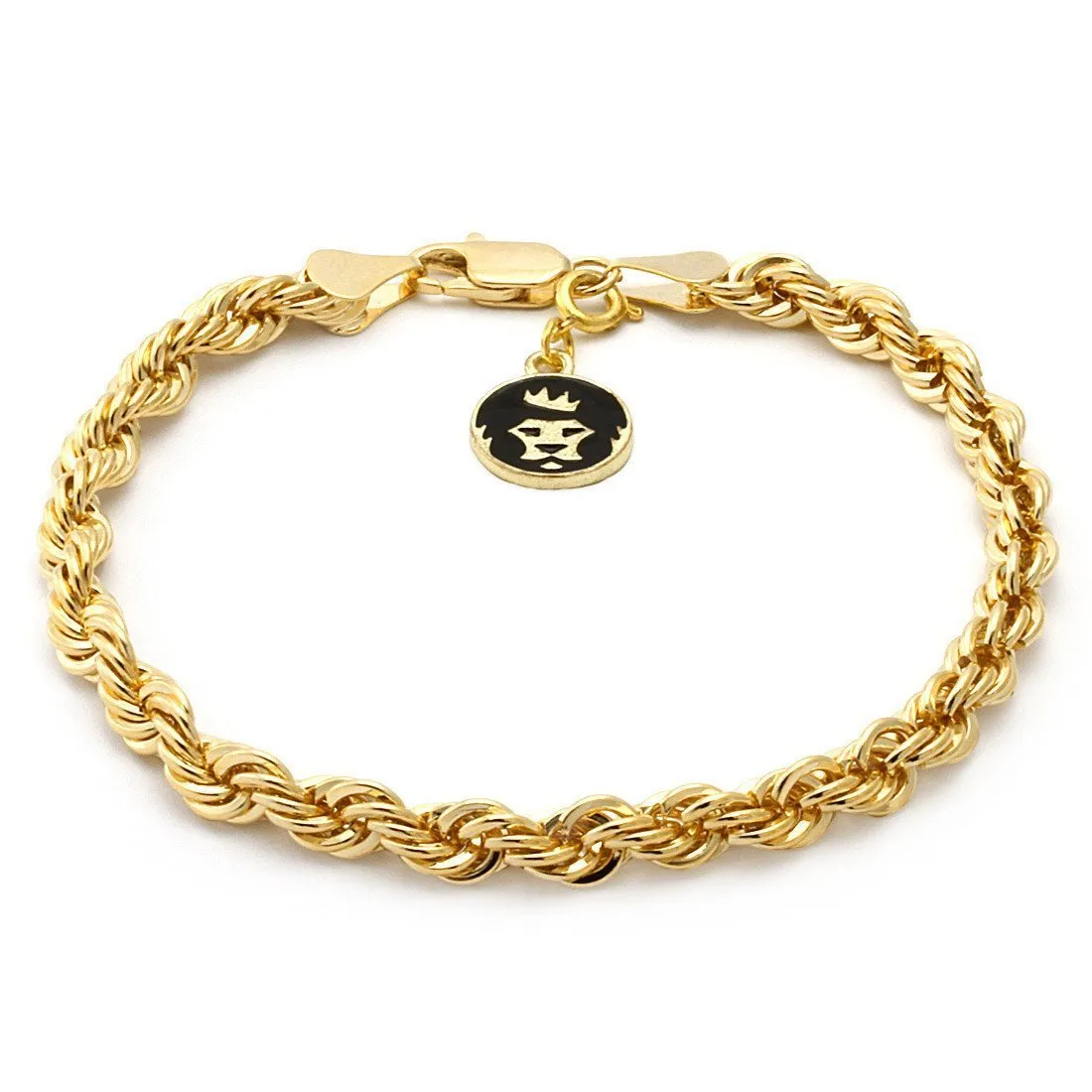 Solid Gold 3mm Rope Bracelet